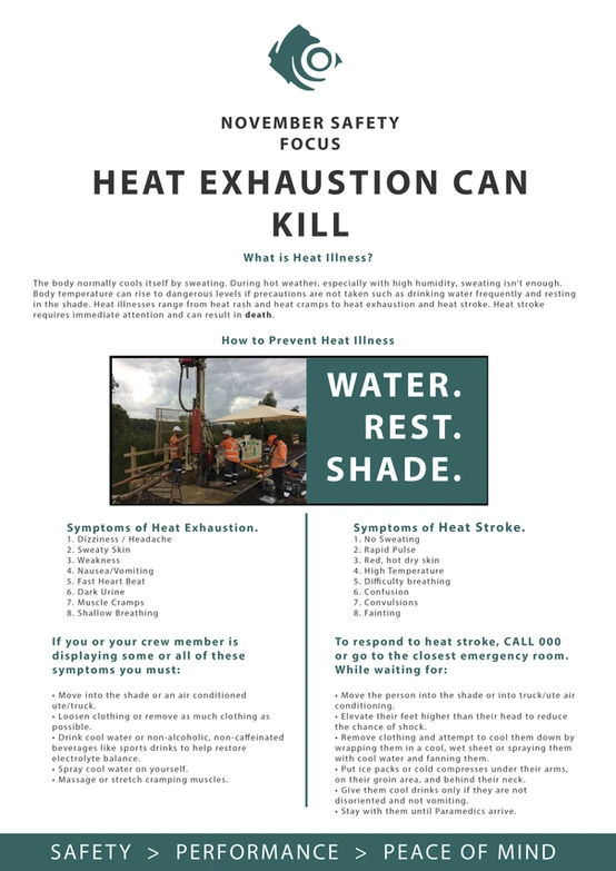 HEAT EXHAUSTION CAN KILL