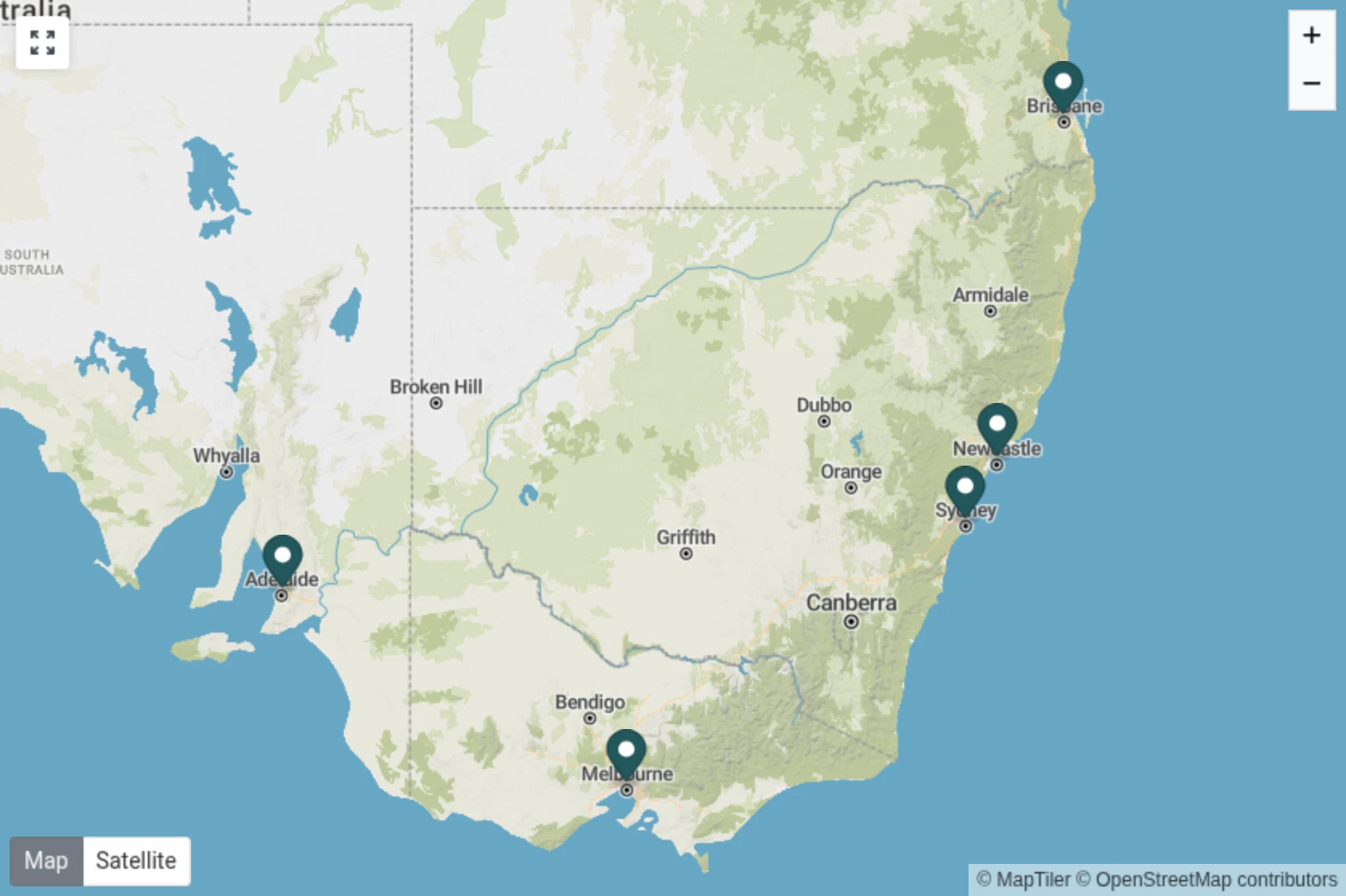 Terratest office locations: Brisbane, Newcastle, Sydney, Melbourne, Adelaide
